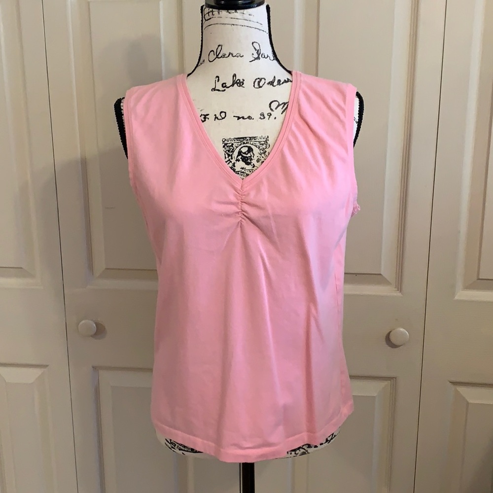 Ladies pink tank
